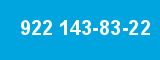 922 143-83-22